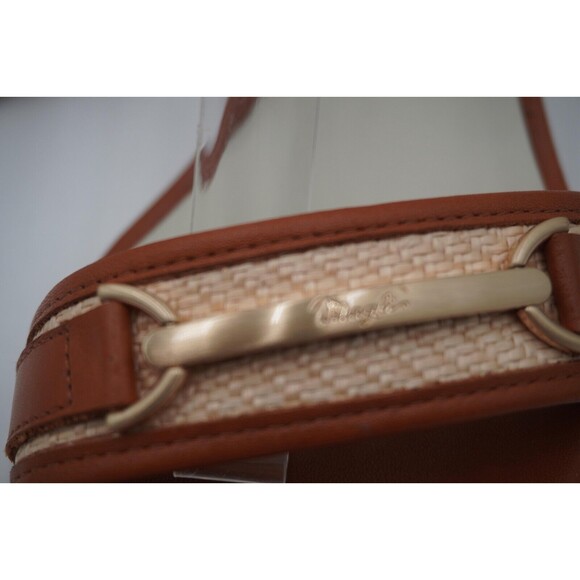 Monica by Bruno Magli Cognac leather stiletto ankle strap open-toe heel Sz 40.5 - Picture 14 of 16